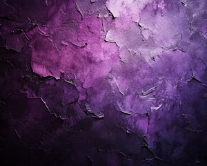 Poster - Textured wall surface with vibrant purple hues, blending shades of violet and deep indigo, creating a bold and artistic background for various designs