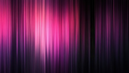 Poster - Vertical Stripes of Colorful Light Transitioning from Pink to Black in a Modern Abstract Background for Creative Design Elements