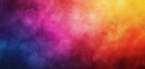 Poster - Vibrant Abstract Background with Blends of Red, Pink, Purple, Blue, Orange, and Yellow Shades Creating a Colorful and Dynamic Artistic Atmosphere