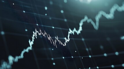 Leinwandbilder - AI-powered stock market analysis image featuring a holographic financial theme.