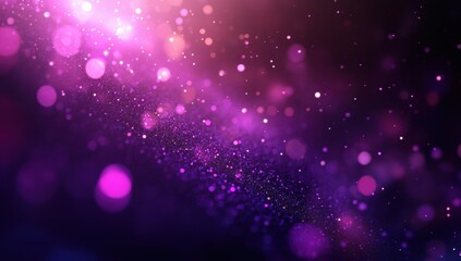 Poster - Vibrant Abstract Background with Colorful Bokeh Lights in Shades of Purple, Pink, and Blue Creating a Dreamy Atmosphere for Creative Design Projects