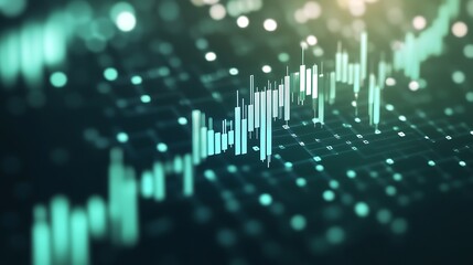 Poster - Futuristic AI investment concept featuring virtual assets for modern financial strategies.