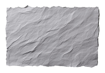 Aufkleber - Crumpled sheet of white paper with textured surface, abstract art concept