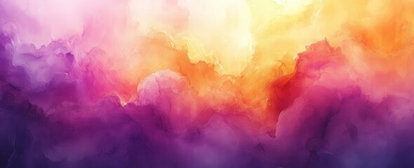 Poster - Vibrant Abstract Colorful Background with Swirling Patterns in Shades of Purple, Orange, and Pink for Creative Design and Artistic Inspiration