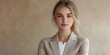 © mandesign_creative - Portrait of a successful young businesswoman, exuding confidence and professionalism in her tailored suit
