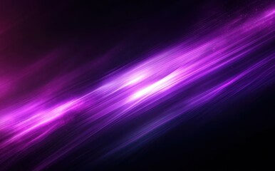 Poster - Vibrant and Ethereal Abstract Light Waves in Purple and Pink Shades with Smooth Textures for Background or Design Use
