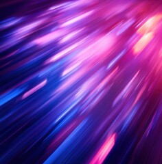Aufkleber - Vivid Light Trails in Blue and Pink Motion Blur Creating a Dynamic Abstract Background for Art and Design Applications
