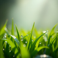 Wall Mural - fresh green grass