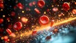 © Fatoniyah - Microscopic View of Red Blood Cells in Motion (1)