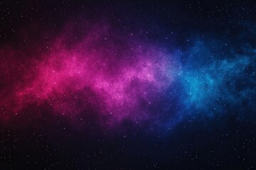 Wall Mural - Universe Expansion Dynamics Concepts. Vibrant cosmic nebula in shades of pink and blue against a dark background.