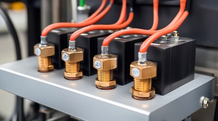 Poster - Industrial temperature control unit with multiple adjustment buttons.