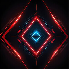 Wall Mural - abstract red black light luxury background. pattern, illustration, colours, futuristic, smooth, dark