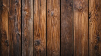 Poster - Rustic wooden planks with rich grain patterns and textures suitable for backgrounds and design projects showcasing natural materials.