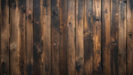 Poster - Rustic wooden planks backdrop with a grungy texture ideal for displaying text or images in a variety of creative projects