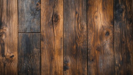 Poster - Rustic wooden texture for interior design projects featuring rich colors and natural patterns suitable for walls and floors.