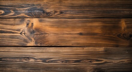 Poster - Rustic Wooden Planks Surface with Detailed Grain and Texture Ideal for Backgrounds and Design Elements