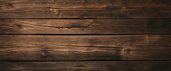 Poster - Rustic wooden background with rich texture highlighting aged planks suitable for design, crafts, and authentic project themes.