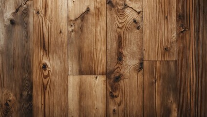 Poster - Natural wood chipboard texture with varying grains and tones for rustic backgrounds and design applications. Ideal for decor and architecture projects.
