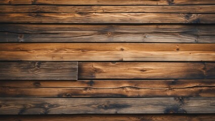 Poster - Textured Rustic Wooden Wall Background for Web Graphics and Design Projects