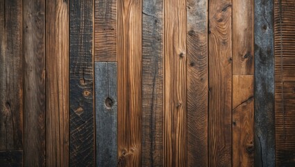 Poster - rustic wooden background with rich textures and patterns ideal for presentations and creative projec