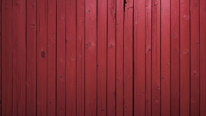 Poster - Vermilion wooden background with vertical planks and soft top left lighting ideal for rustic designs or as a unique backdrop.