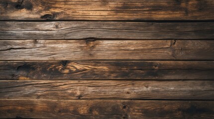 Poster - Rustic wooden plank background with rich texture and natural patterns ideal for vintage and contemporary design projects.