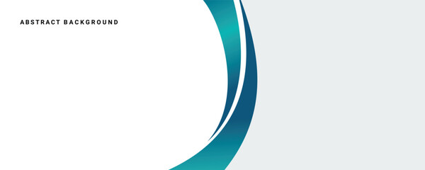 Wall Mural - blue wave curve abstract background