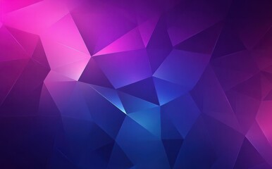 Aufkleber - Abstract Geometric Background in Purple and Blue with Sharp Angles and Vibrant Colors for Modern Design and Creative Projects