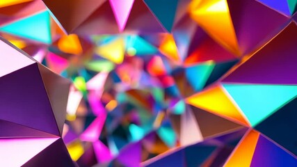Poster - Vibrant kaleidoscopic prism explosions creating dazzling iridescent light patterns