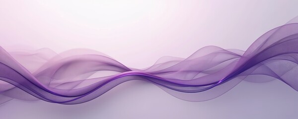 Poster - Abstract purple lines background. Organic wavy shapes create smooth flow. Modern design, vibrant colors for creative projects. Dynamic background with light shadow gradient. Trendy banner template,