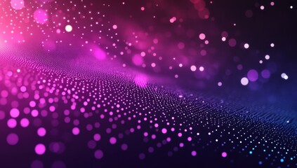 Poster - Abstract vibrant background with colorful bokeh effects and sparkling lights in shades of pink, purple, and blue creating a mesmerizing atmosphere