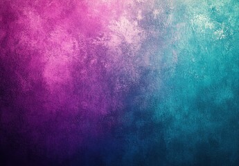Poster - Abstract vibrant texture in shades of pink, purple, and teal with a subtle gradient effect creating a dreamy and artistic background for creative projects