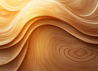 Poster - captivating wooden waves, an abstract display of grain and texture