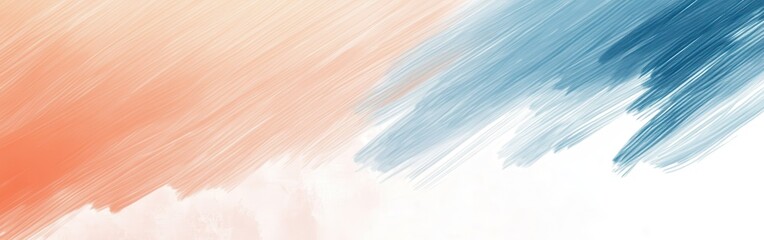 Aufkleber - Gradient blending of soft peach hues showcasing delicate pencil strokes for art-inspired backgrounds