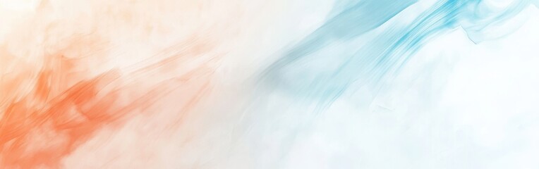Aufkleber - Soft pencil strokes create a gradient effect in warm and cool tones on a blurred background in an abstract composition