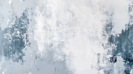 Leinwandbilder - Cold and icy grunge background depicting frost and texture in a muted color palette