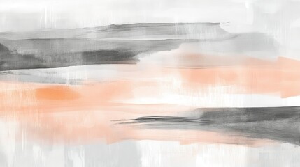 Poster - Abstract pencil strokes create a translucent wash of subtle color blending on textured canvas