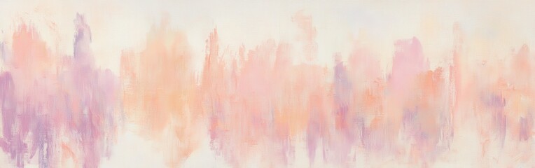 Aufkleber - Minimalist art featuring soft pencil strokes and pastel washes creating an abstract landscape in calming hues