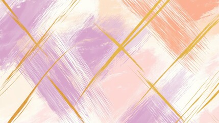 Aufkleber - Elegant pastel peach and lavender pencil strokes create a vibrant backdrop ideal for creative designs and artistic projects