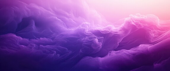 Poster - Dreamy purple and pink cloud background with soft textures for creative projects, wallpapers, and artistic designs, ethereal and calming atmosphere