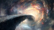 © Sumonrat - A bridge to the dimensional portal of possible choices