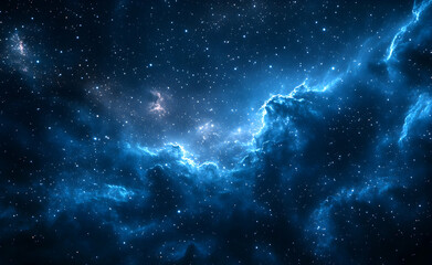 vibrant cosmic cloudscape, a stunning display of nebulae and star formation