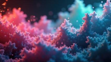 Leinwandbilder - Colorful digital abstract background.