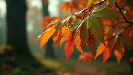 Poster - fuzzy foliage of a native tree