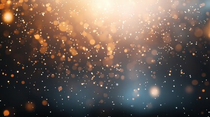 Poster - Sparkling particles create a magical atmosphere in a soft focused background during a festive celebration