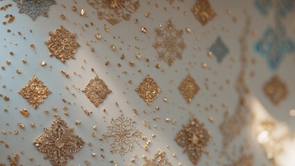 Poster - Lovely design featuring a sprinkle of decor and Moroccan-inspired motifs.