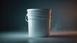 © Seyyar - Image of a realistic white plastic bucket designed for packaging a brand.