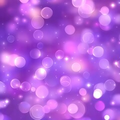 Poster - Soft Purple Bokeh Background with Glittering Lights for Artistic and Abstract Design Use in Digital and Print Media Projects