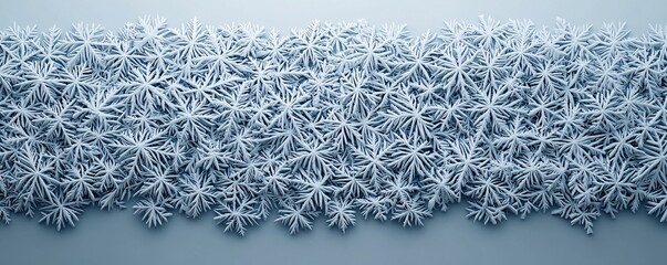 Poster - Ice crystal fractal patterns, frosty blue hues, highly detailed symmetrical formations, glacial beauty, surreal winter ambiance, ultra-fine HD texture