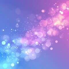 Poster - Vibrant Abstract Background with Soft Bokeh Effect in Shades of Blue, Pink and Purple for Creative Artistic Designs and Digital Art Projects